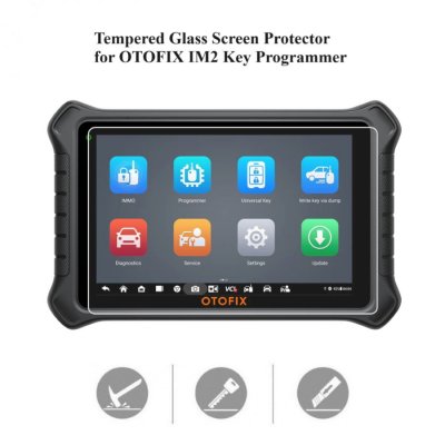 Tempered Glass Screen Protector for OTOFIX IM2 Key Programmer